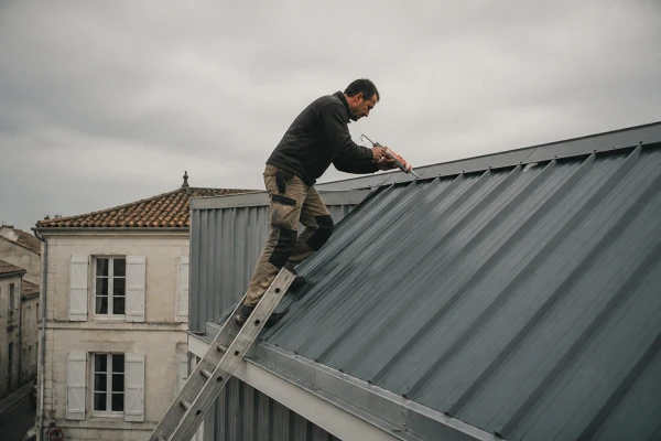 Couverture toiture bac acier Royan