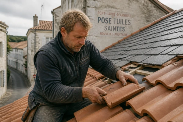 Pose tuiles Saintes
