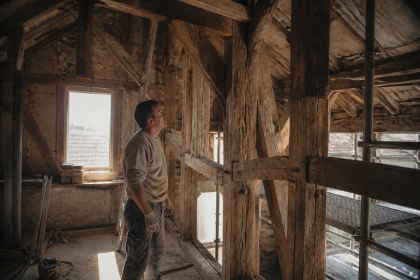 Rénovation charpente ancienne maison Saint-Jean-d'Angély